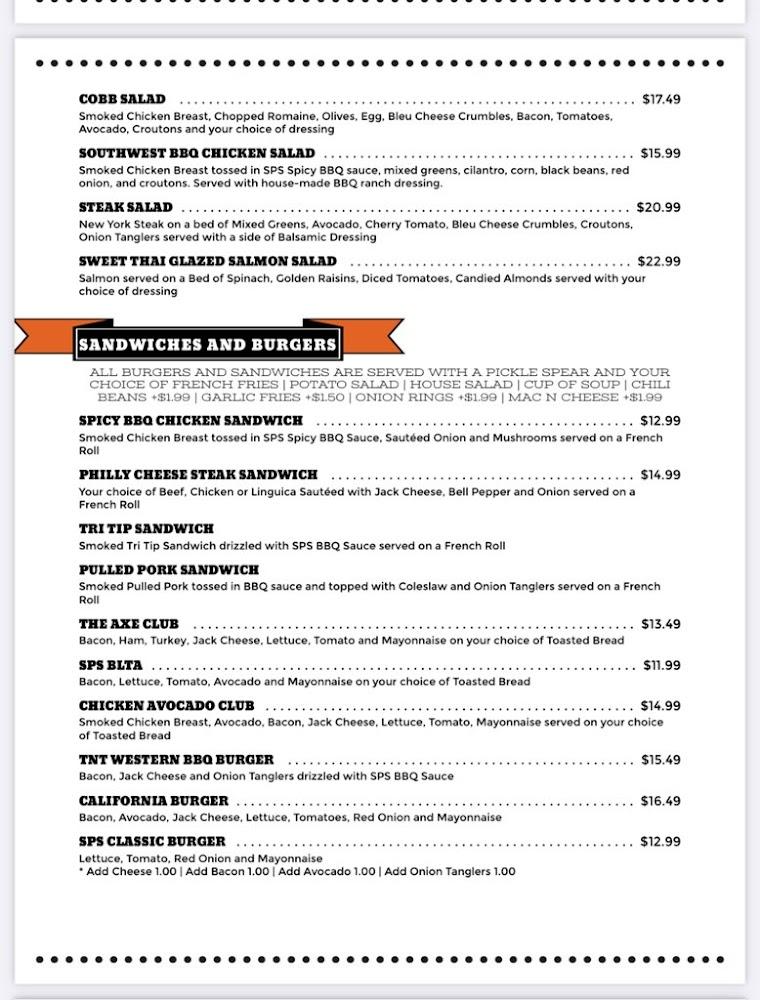 Sugar Pine Smokehouse Menu image 2