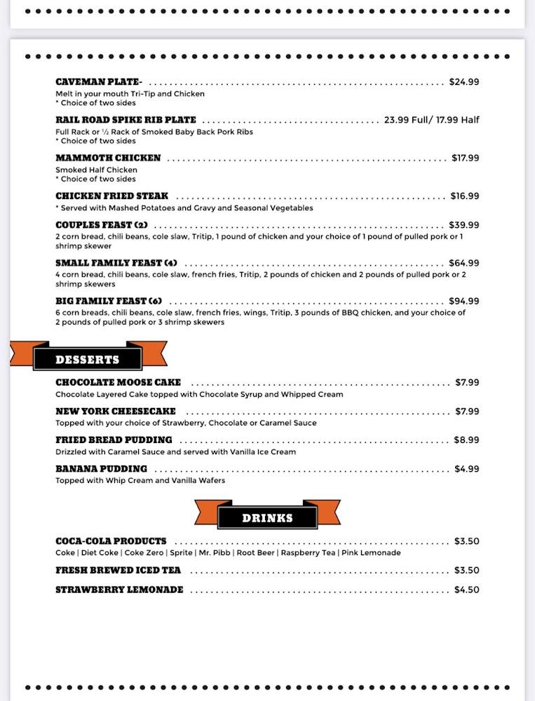 Sugar Pine Smokehouse Menu image 3